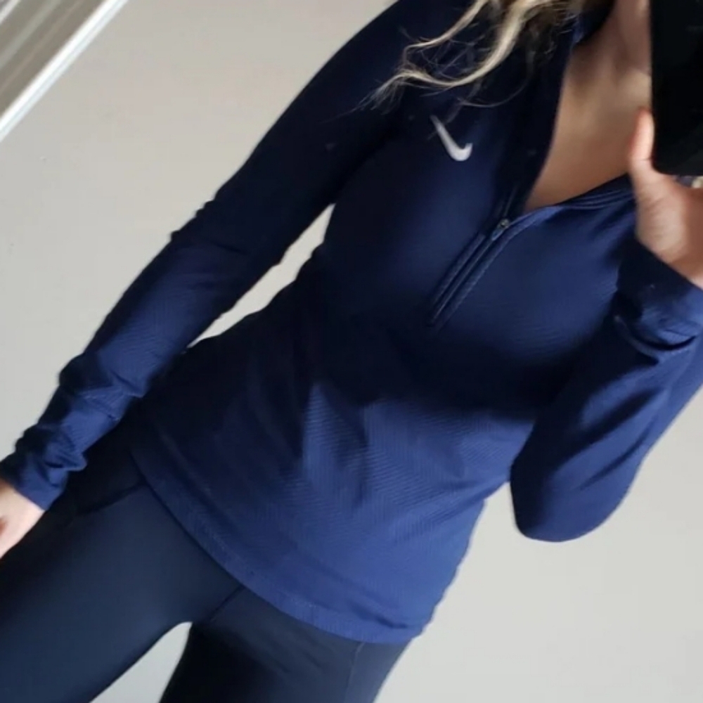 Nike Pro Hyper Warm Half Zip Jacket - image 5